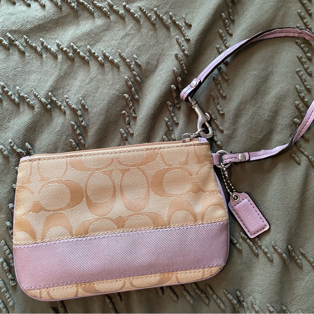 coach wristlet!